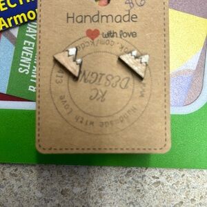 Mountain stud earrings